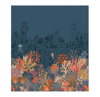 Panoramique CASELIO collection PIMP MY WALL PMW104906301 MAGIC SEAFLOOR BLEU FONCE 250x280cm