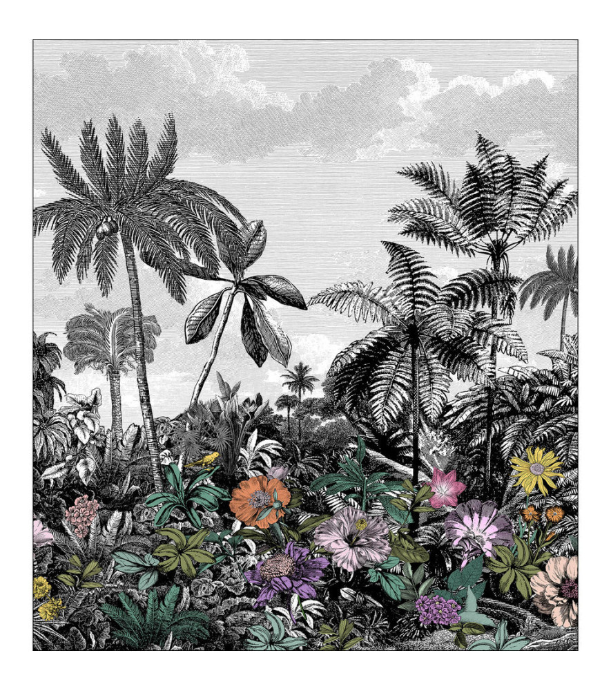 Panoramique CASELIO collection PIMP MY WALL PMW105199901 CORNER OF PARADISE NOIR 250x280cm Panoramique CASELIO collection PIMP MY WALL PMW105199901 CORNER OF PARADISE NOIR 250x280cm