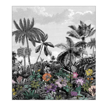 Panoramique CASELIO collection PIMP MY WALL PMW105199901 CORNER OF PARADISE NOIR 250x280cm