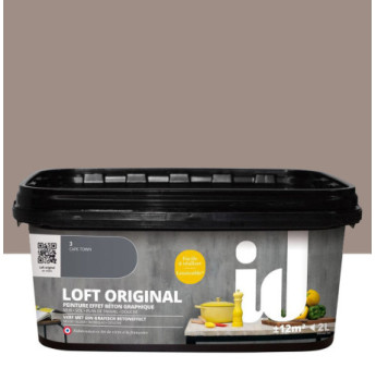 Peinture ID Loft Original effet béton Milan 2L