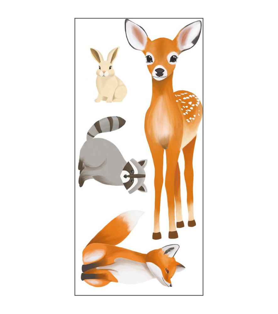 Papier peint CASELIO Collection LES MINIS MONDES DECOR PRE ENCOLLE ANIMAUX DE LA FORET MNM105873020 Papier peint CASELIO Collection LES MINIS MONDES DECOR PRE ENCOLLE ANIMAUX DE LA FORET MNM105873020
