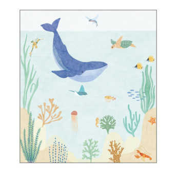 Panoramique CASELIO Collection LES MINIS MONDES LE MONDE DE LA MER MNM105666001 250x280cm
