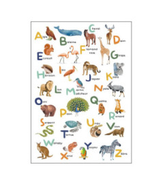 Panoramique CASELIO Collection LES MINIS MONDES APPRENONS L ALPHABET MNM105672303 200x280cm