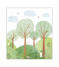 Panoramique CASELIO Collection LES MINIS MONDES LE MONDE DE LA FORET MNM105803201 250x280cm