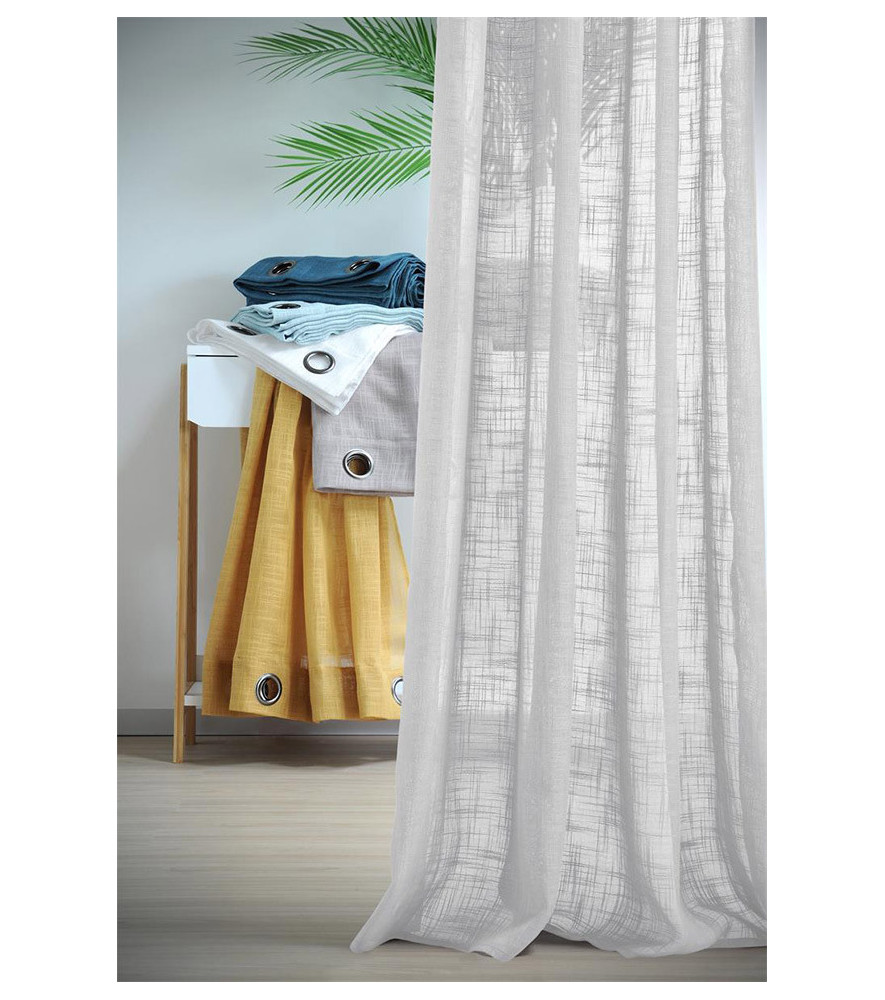 Voile STOF ONTARIO Ecru 135x260cm 100% polyester Voile STOF ONTARIO Ecru 135x260cm 100% polyester