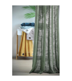 Voile STOF ONTARIO Sauge 135x260cm 100% polyester