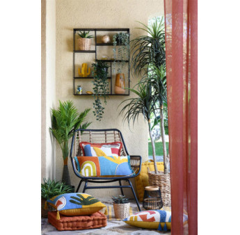 Voile STOF ONTARIO Terracotta 135x260cm 100% polyester