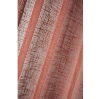 Voile STOF ONTARIO Terracotta 135x260cm 100% polyester