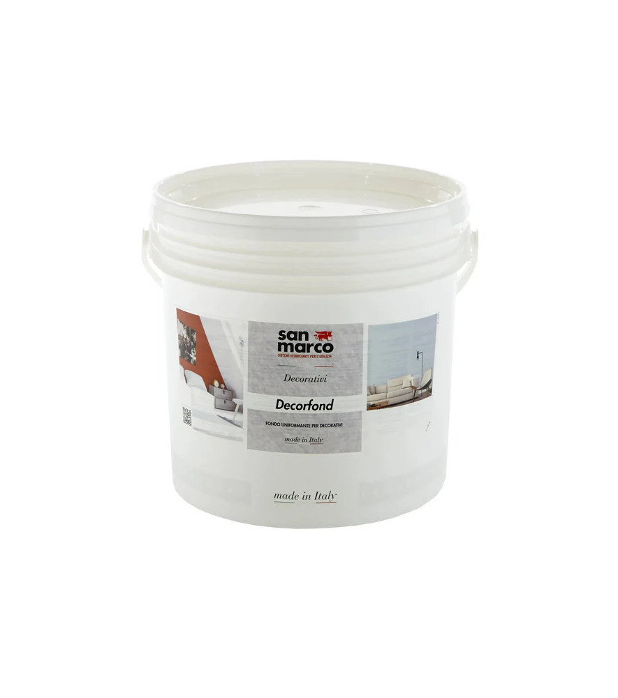 Peinture SAN MARCO Decorfond blanc 4L Peinture SAN MARCO Decorfond blanc 4L