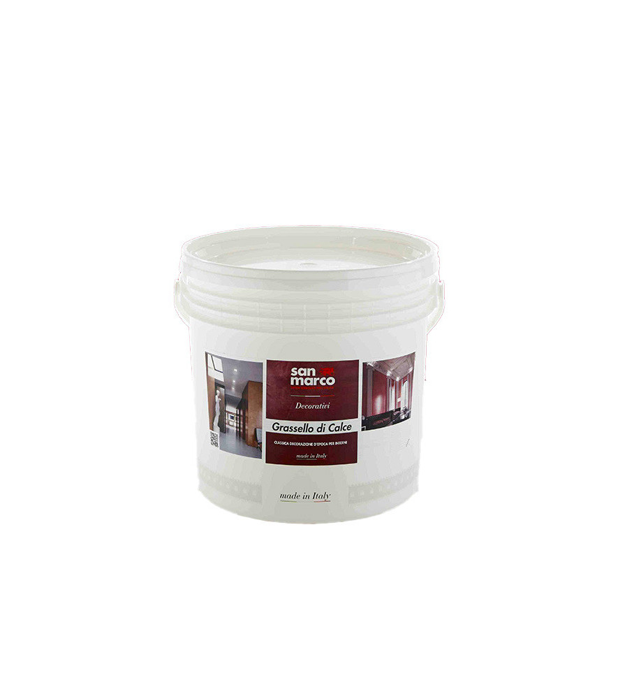 Revêtement minéral SAN MARCO Grassello di Calce blanc 1kg Revêtement minéral SAN MARCO Grassello di Calce blanc 1kg