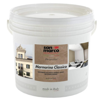 Revêtement minéral SAN MARCO Marmorino Classico blanc 25kg