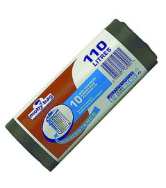 10x110L noirs DART renforcés Moby-bag PEBD