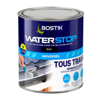Résine d'étanchéité BOSTIK Waterstop noir 1kg