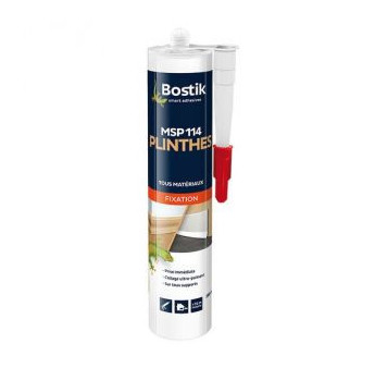 Colle BOSTIK fixation pro MSP114 plinthes tous matériaux 290ml