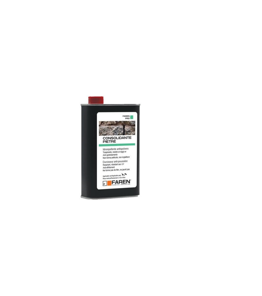 Durcisseur respirant CONSOLIDANTE PIETRE FAREN 1L Durcisseur respirant CONSOLIDANTE PIETRE FAREN 1L
