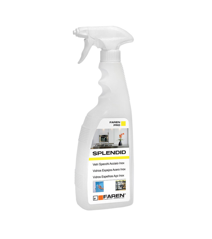 Nettoyant verre et acier oxydable SPLENDID FAREN 750ml Nettoyant verre et acier oxydable SPLENDID FAREN 750ml