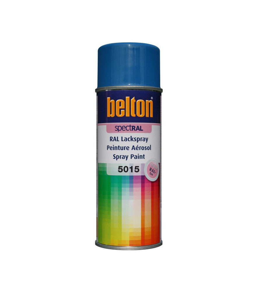 Peinture BELTON spectral brillant RAL 5015 bleu ciel 400ml Peinture BELTON spectral brillant RAL 5015 bleu ciel 400ml