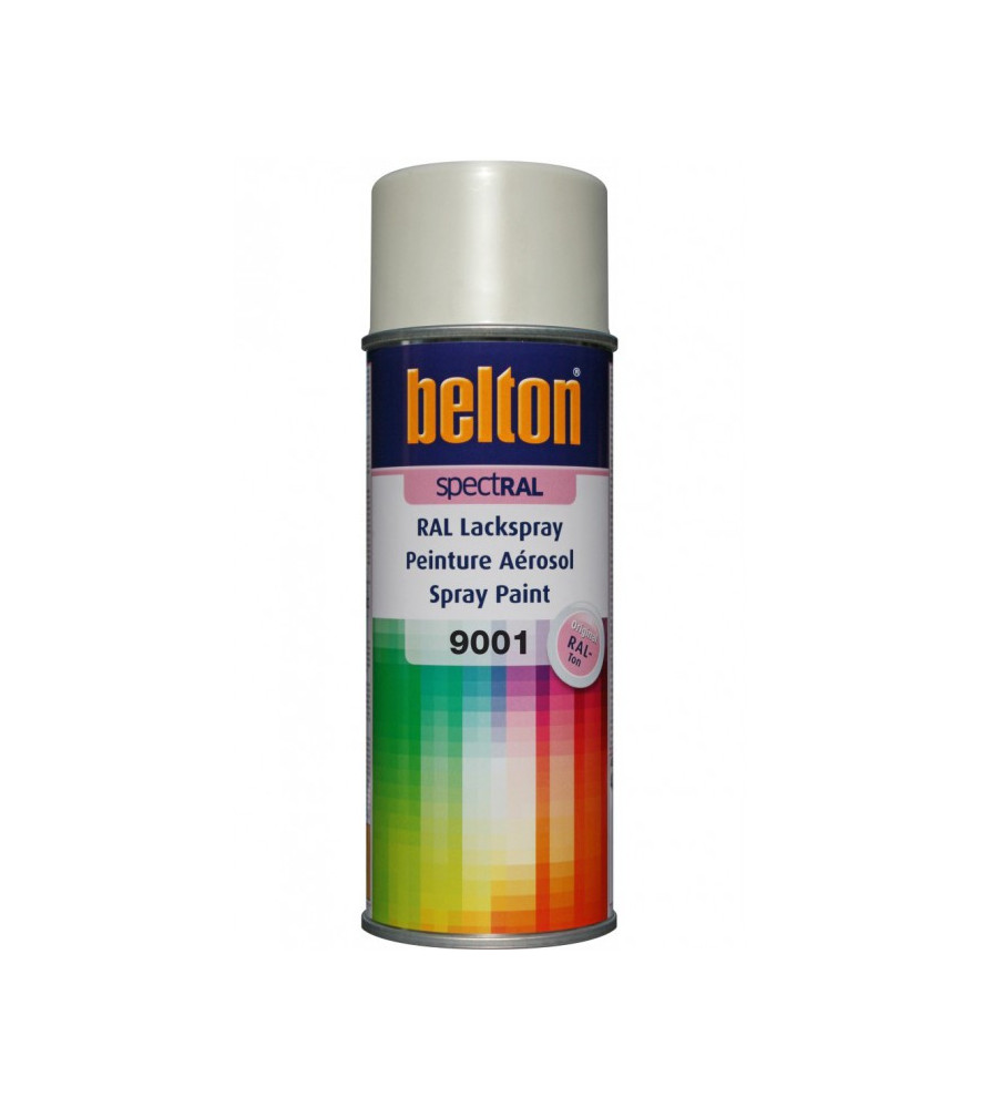 Peinture BELTON spectral brillant RAL 9001 blanc crème 400ml Peinture BELTON spectral brillant RAL 9001 blanc crème 400ml