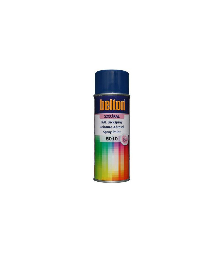 Peinture BELTON spectral brillant RAL 5010 bleu gentiane 400ml Peinture BELTON spectral brillant RAL 5010 bleu gentiane 400ml