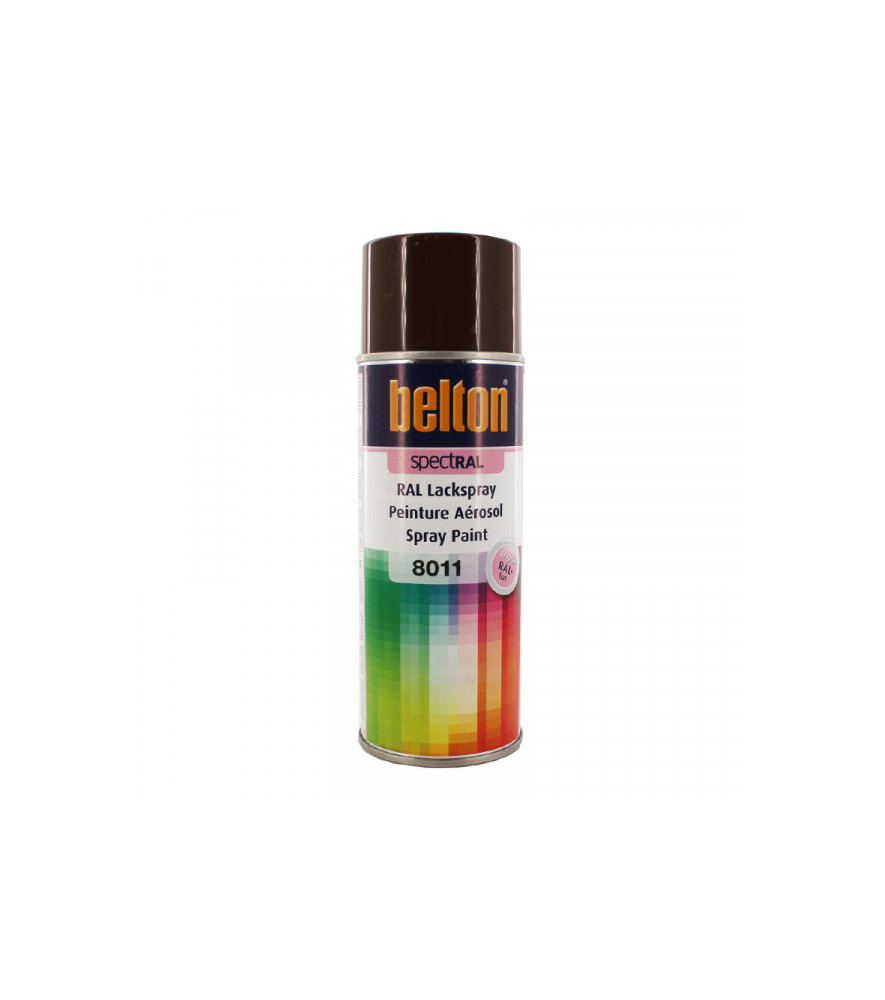 Peinture BELTON spectral brillant RAL 8011 brun noisette 400ml Peinture BELTON spectral brillant RAL 8011 brun noisette 400ml