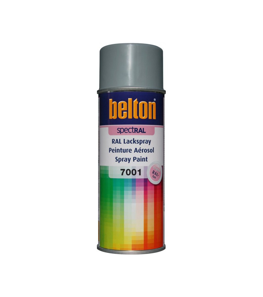 Peinture BELTON spectral brillant RAL 7001 gris argent 400ml Peinture BELTON spectral brillant RAL 7001 gris argent 400ml