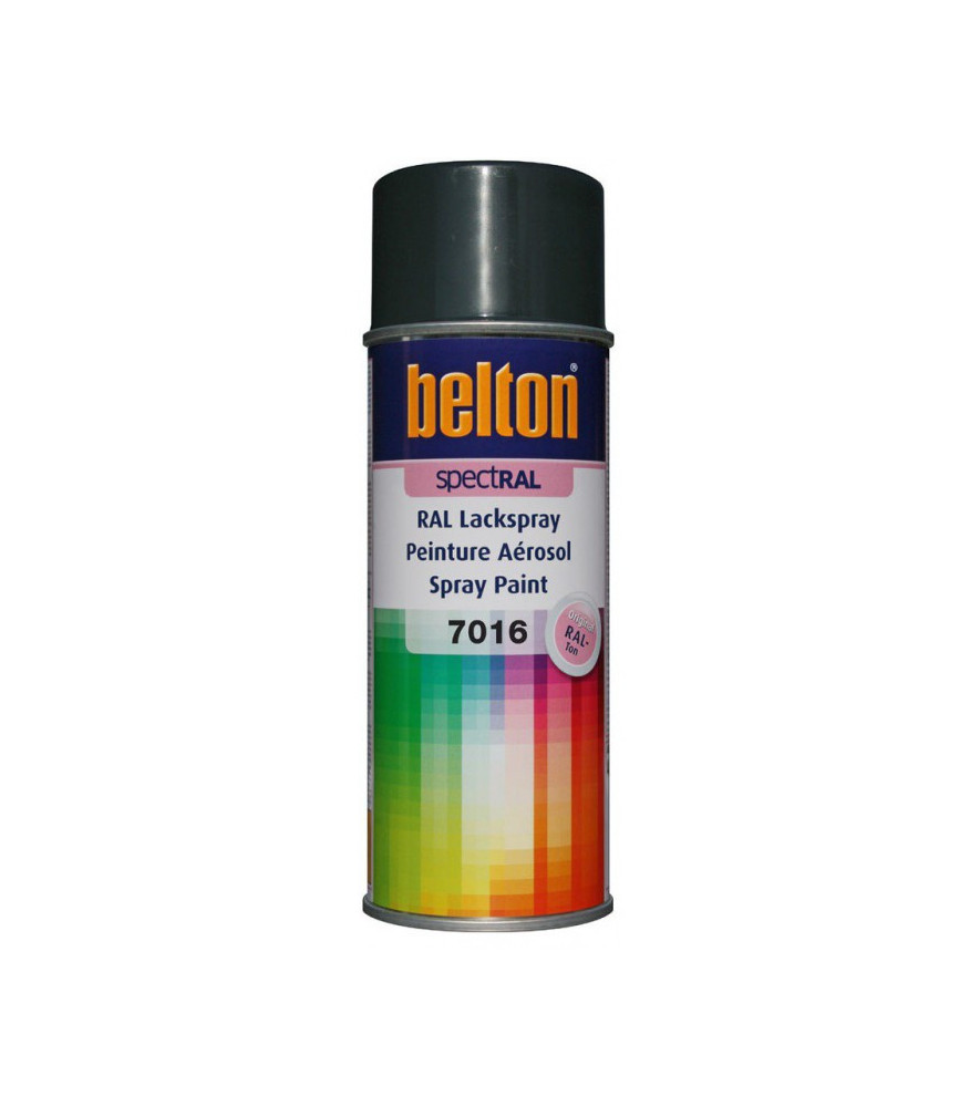 Peinture BELTON spectral brillant RAL 7016 gris anthracite 400ml Peinture BELTON spectral brillant RAL 7016 gris anthracite 400ml