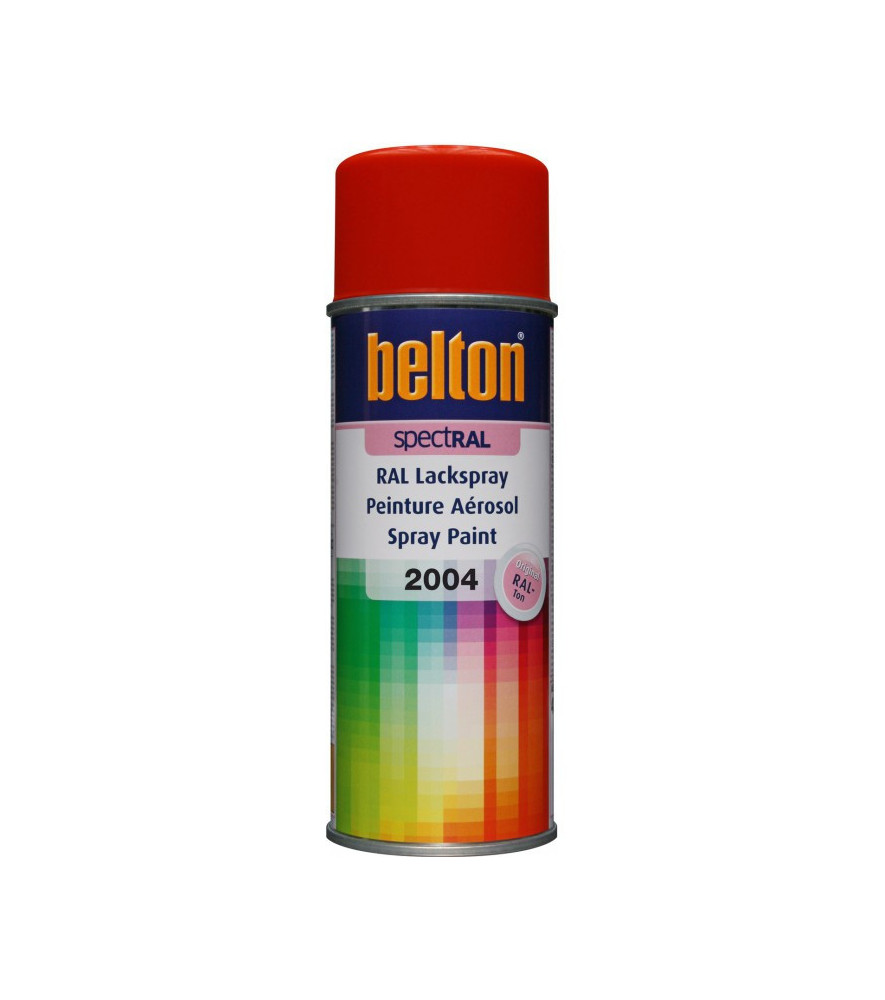 Peinture BELTON spectral brillant RAL 2004 orange pur 400ml Peinture BELTON spectral brillant RAL 2004 orange pur 400ml