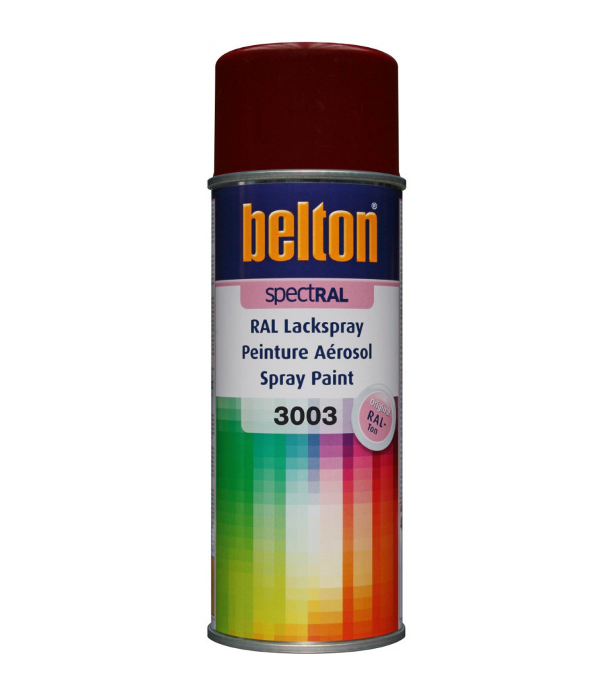 Peinture BELTON Spectral brillant RAL 3003 rouge rubis 400ml Peinture BELTON Spectral brillant RAL 3003 rouge rubis 400ml