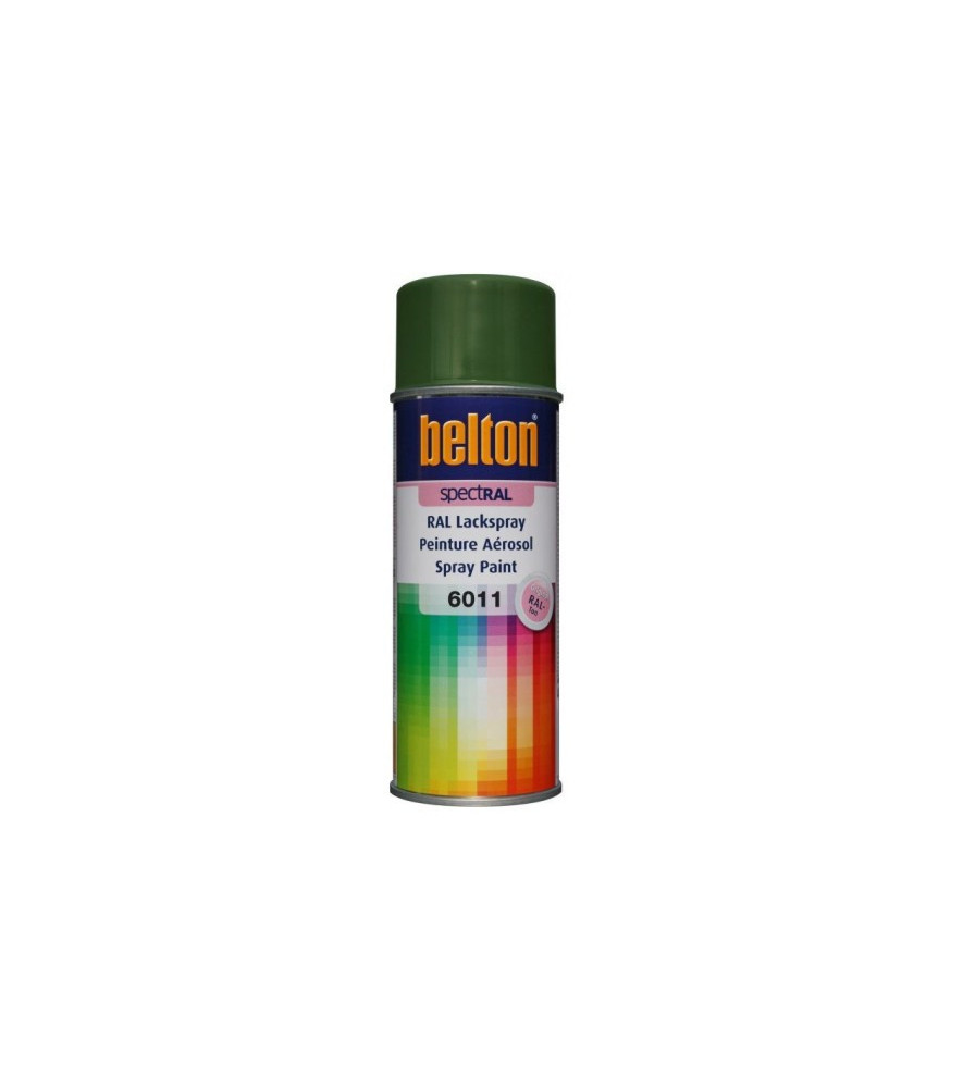 Peinture BELTON spectral brillant RAL 6011 vert reseda 400ml Peinture BELTON spectral brillant RAL 6011 vert reseda 400ml