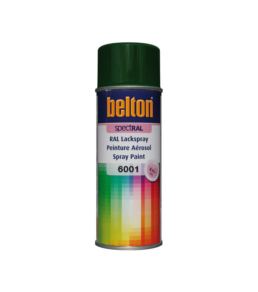 Peinture BELTON spectral brillant RAL 6001 vert emeraude 400ml Peinture BELTON spectral brillant RAL 6001 vert emeraude 400ml