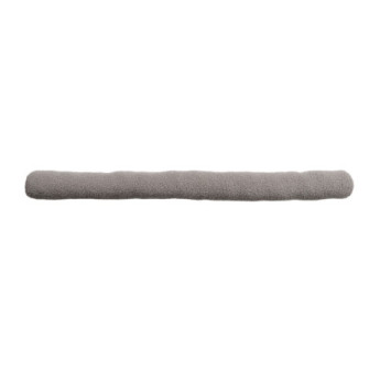 Boudin de porte simple bande agrippante LUANCE Bouclette Gris clair 80cm