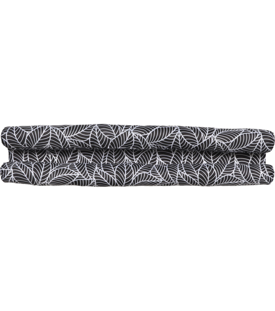 Boudin de porte double LUANCE Jungle Noir 80cm