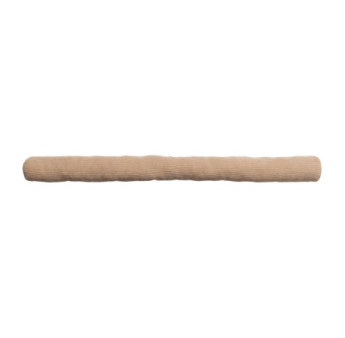 Boudin de porte simple bande agrippante LUANCE Velours Beige 80cm