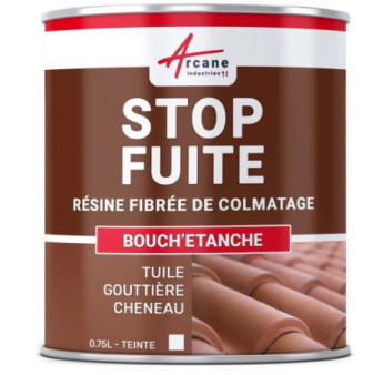 Arcane Stop Fuite Bouch'Etanche Fibré Tuile 0,75L