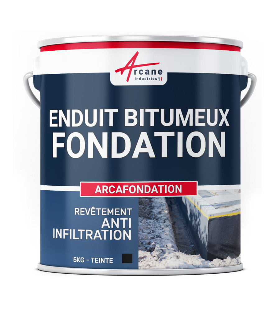 Etanchéité des fondations ARCAFONDATION noir 5kg