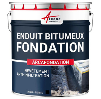 Etanchéité des fondations ARCAFONDATION noir 20kg