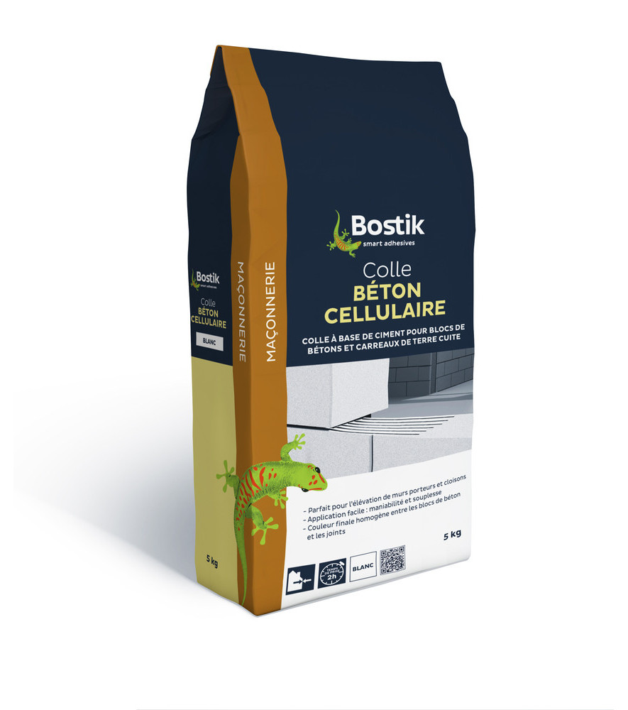 Colle béton cellulaire BOSTIK 5kg Colle béton cellulaire BOSTIK 5kg