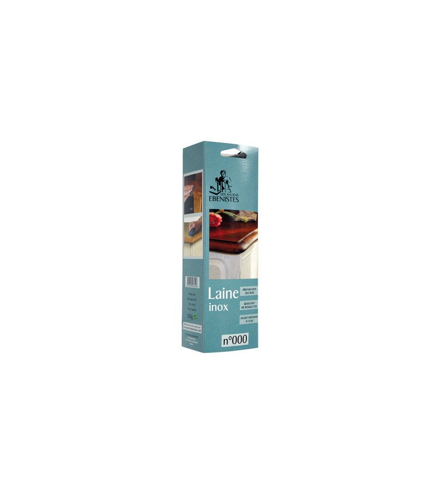 Laine d'inox LES ANCIENS EBENISTES N°000 100g