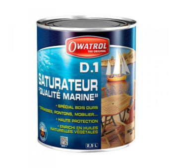 Vernis marine OWATROL DEKS OLJE D2 brillant 2,5L