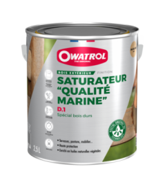 Saturateur pour bois durs OWATROL D1 incolore mat 2,5L