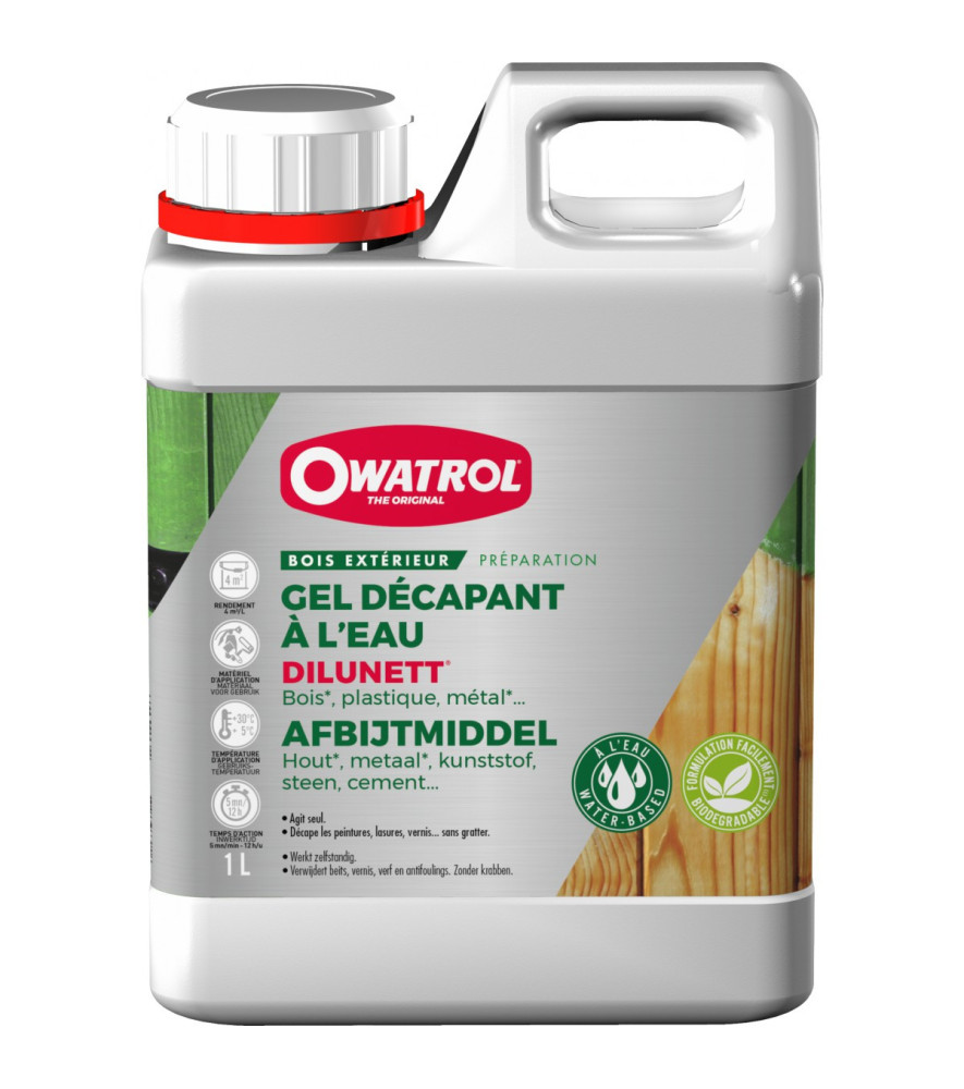 Gel décapant OWATROL Dilunett 1L