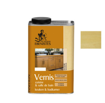 Vernis bois LES ANCIENS EBENISTES brillant chêne clair 1L