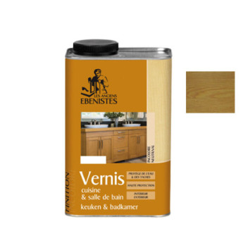 Vernis bois LES ANCIENS EBENISTES brillant chêne moyen 1L