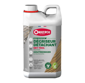 Dégriseur détachant tous bois OWATROL Net trol 2,5L