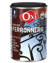 Peinture OXI ferronnerie noir extra mat 250ml