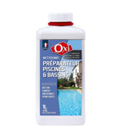 Nettoyant préparateur OXI pour piscine 1L