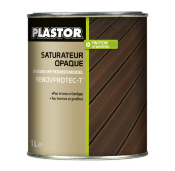 Vitrificateur opaque PLASTOR Colour Floors taupe 1L