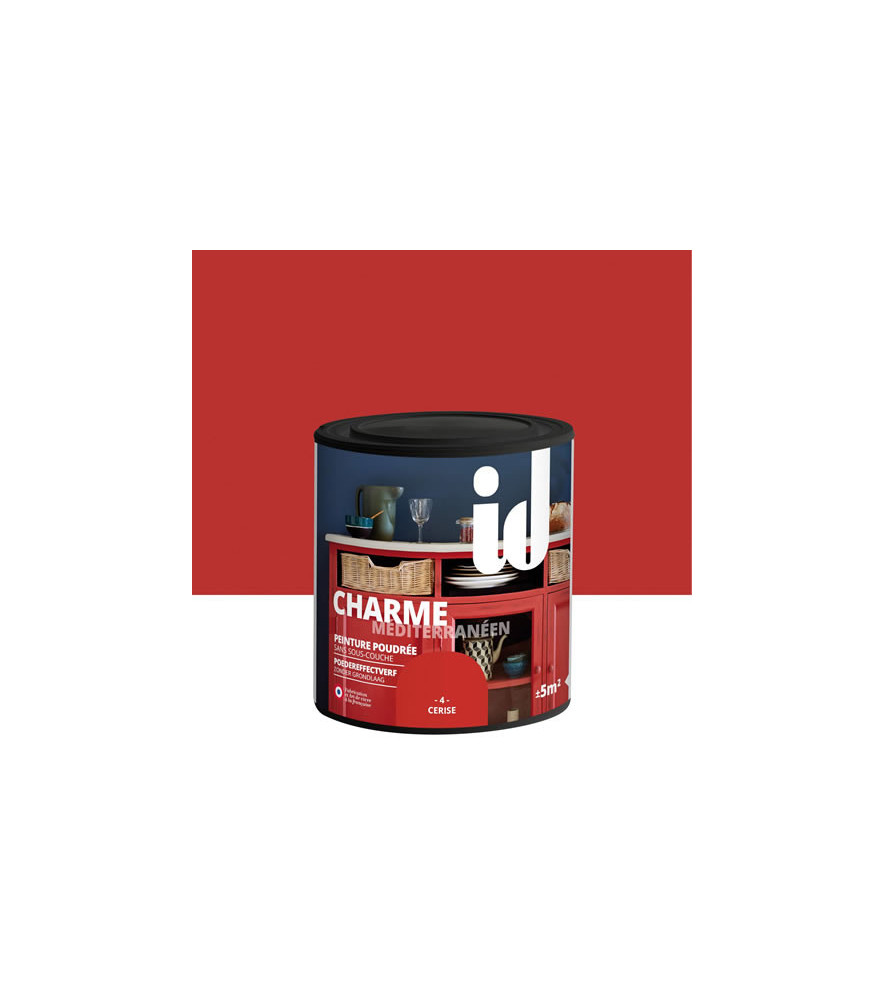 Peinture meubles ID New Charme cerise 0,5L Peinture meubles ID New Charme cerise 0,5L