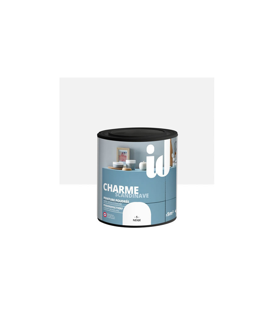 Peinture meubles ID New Charme neige 0,5L Peinture meubles ID New Charme neige 0,5L