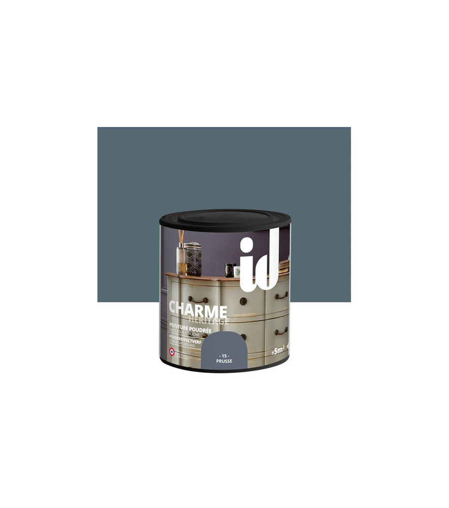 Peinture meubles ID New Charme prusse 0,5L Peinture meubles ID New Charme prusse 0,5L